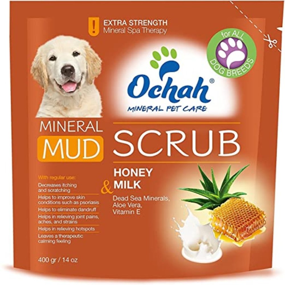Natural Pet Care MINERAL MUD SCRUB Honey & Milk